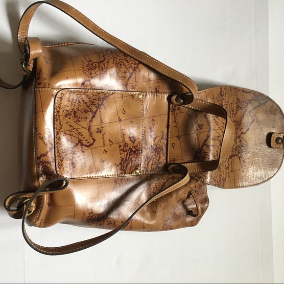Patricia Nash Map Print Backpack - Picture 7 of 7